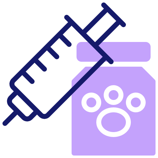 Vaccine syringe animals animal icon Vaccine syringe animals animal icon