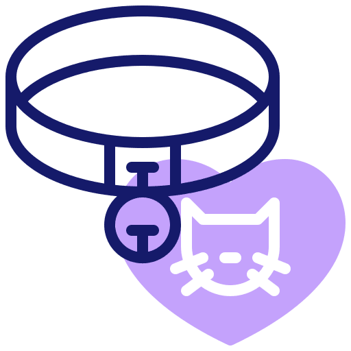 Collar cat animals collar icon Collar cat animals collar icon