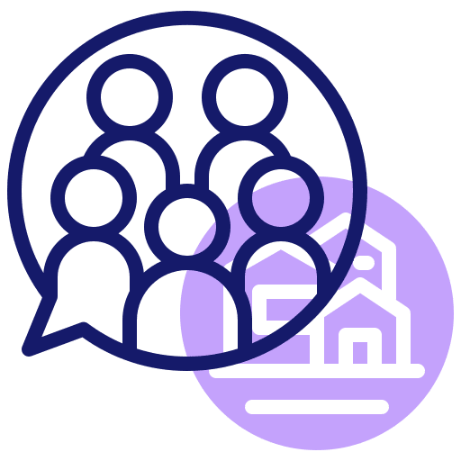 Community community speech bubble respect icon