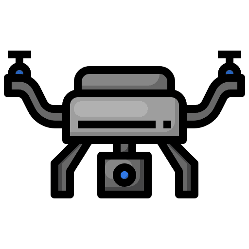Drone drone delivery technology camera icon