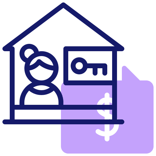 Landlord landlord rent real estate icon