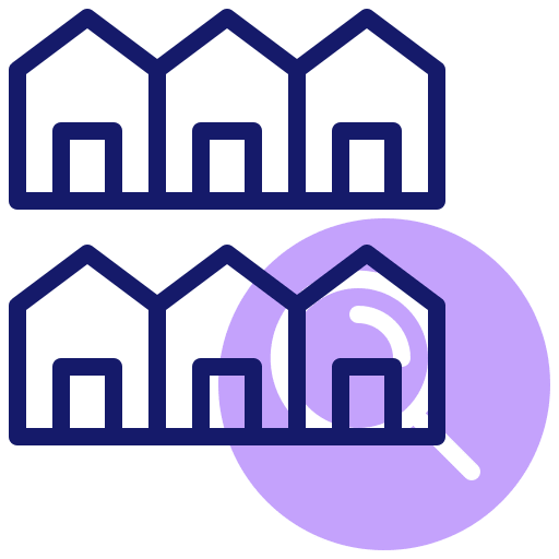 Residential residential real estate street icon Residential residential real estate street icon
