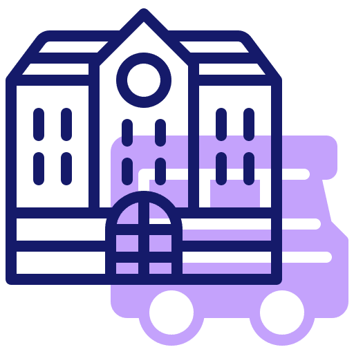 School school architecture and city buildings icon School school architecture and city buildings icon