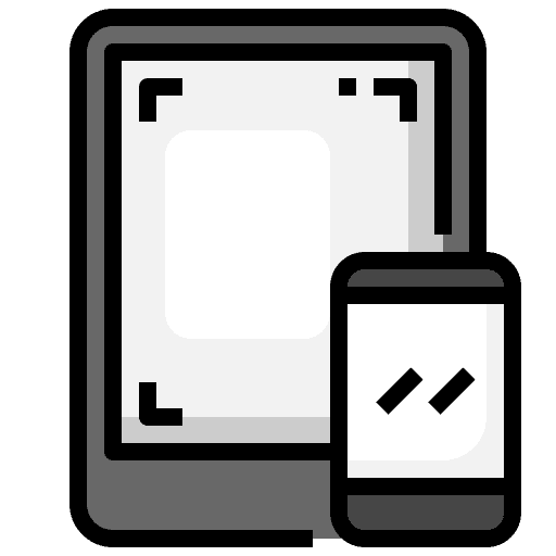 Device cellphone device responsive icon