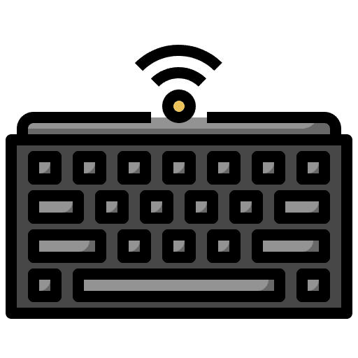 Keyboard hardware smart technology computer icon Keyboard hardware smart technology computer icon