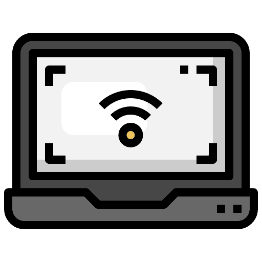 Laptop laptop electronics wifi icon Laptop laptop electronics wifi icon