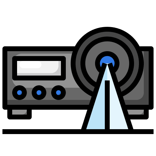 Projector technology device movie icon Projector technology device movie icon