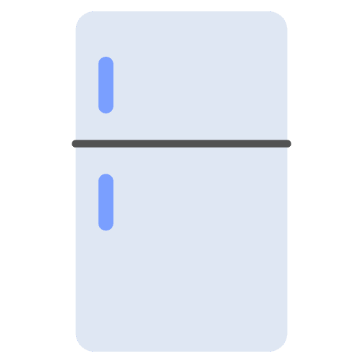Refrigerator cold food and restaurant freeze icon