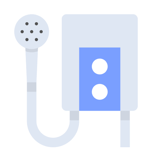 Water heater temperature electric hot water icon