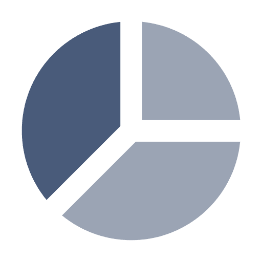 Pie marketing pie chart business and finance icon