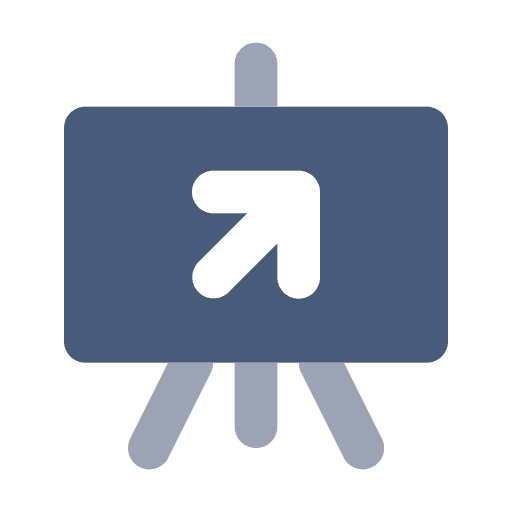 Statistics report growth canvas business icon
