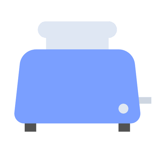 Toaster food and restaurant cook toaster icon Toaster food and restaurant cook toaster icon