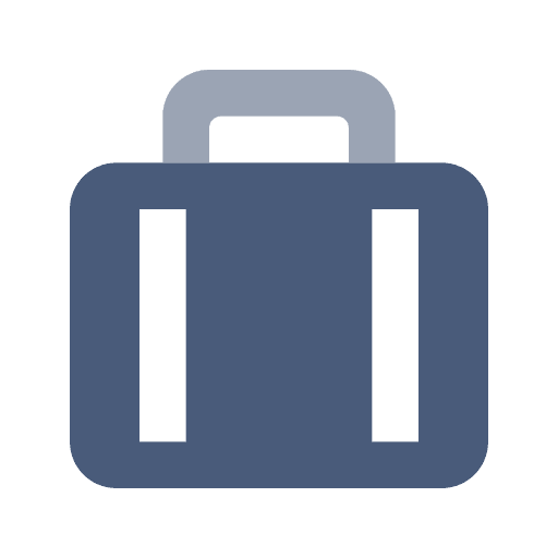 Suitcase bag brifcase hand bag icon