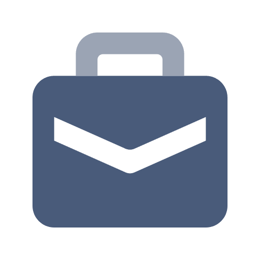 Briefcase bag work job icon Briefcase bag work job icon