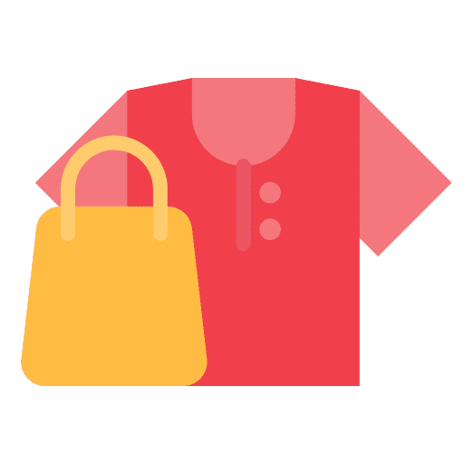 Shopping fashion shopping clothes icon