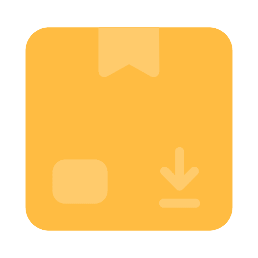 Cardboard box shopping and commerce shipping and delivery packaging icon