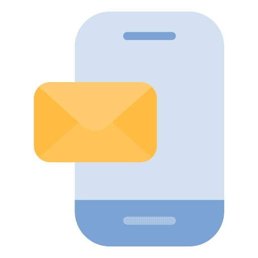 Message shopping mobile app smartphone icon Message shopping mobile app smartphone icon