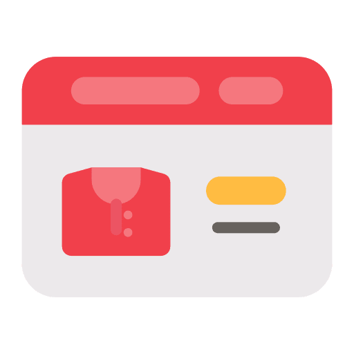 Online shop commerce and shopping online shop ecommerce icon Online shop commerce and shopping online shop ecommerce icon