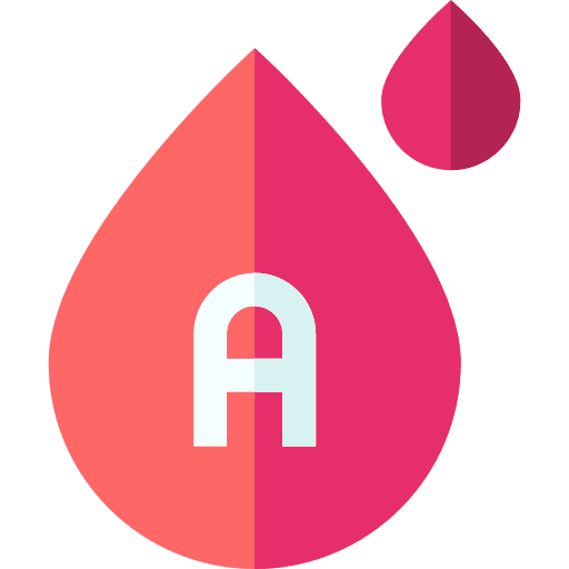 Blood type type a hospital medical icon