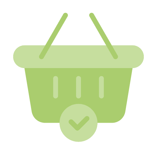 Shopping basket checklist shopping basket store icon Shopping basket checklist shopping basket store icon