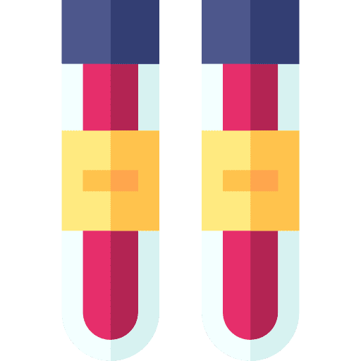 Test tubes lab laboratory blood icon