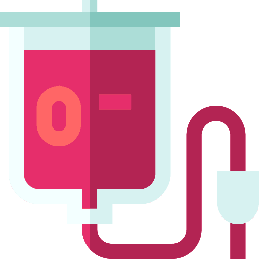 Blood transfusion drip medical healthcare and medical icon