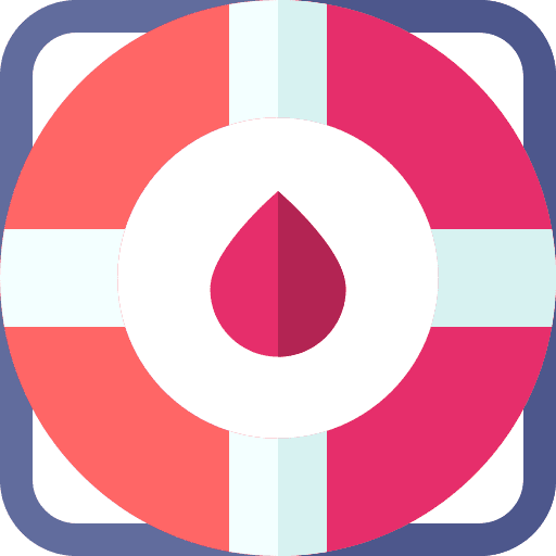 Life saver lifesaver floating help icon