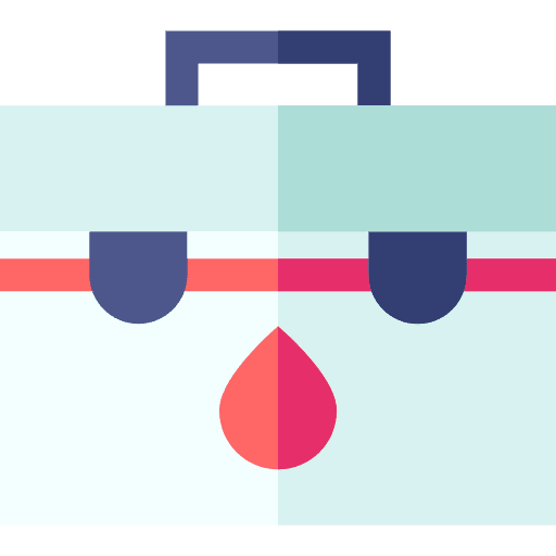 Medical kit hospital healthcare and medical blood donation icon