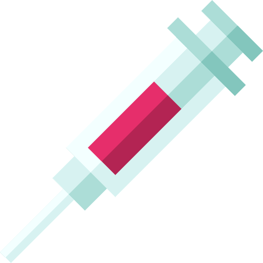 Syringe vaccination vaccine injection icon