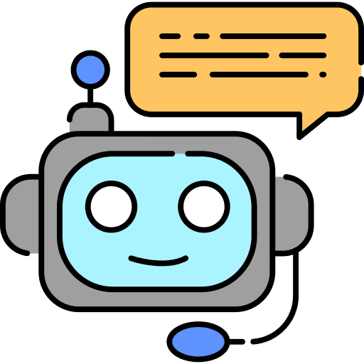 Customer service customer service robot comunications icon