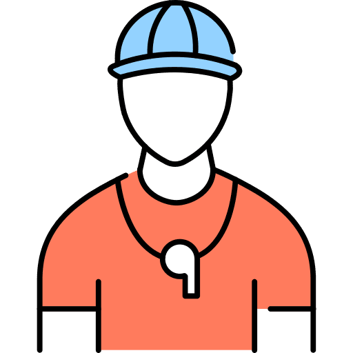 Coaching trainer user coach icon