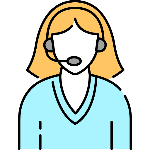 Customer service professions and jobs support agent icon Customer service professions and jobs support agent icon