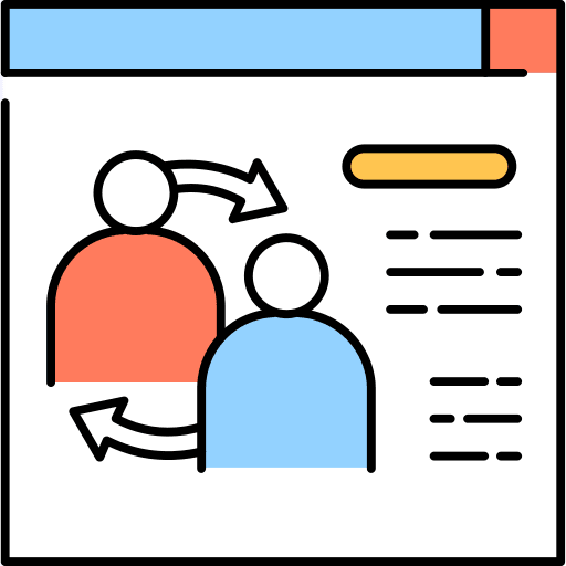 Coaching communications user coaching icon Coaching communications user coaching icon