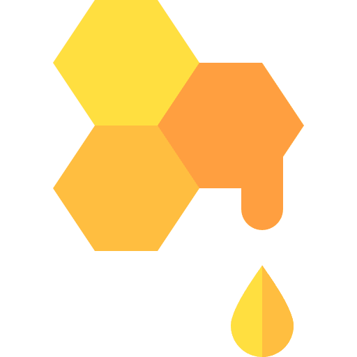 Honey nest farming nature icon