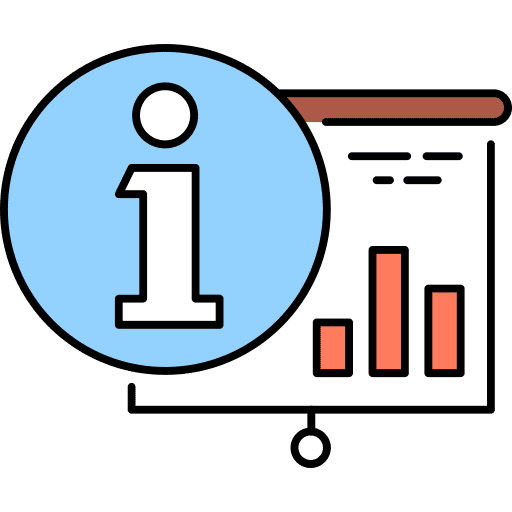 Information training info graphic icon Information training info graphic icon