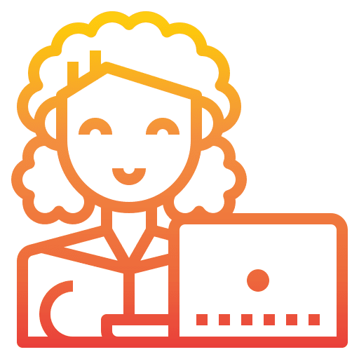 Female user laptop woman icon Female user laptop woman icon