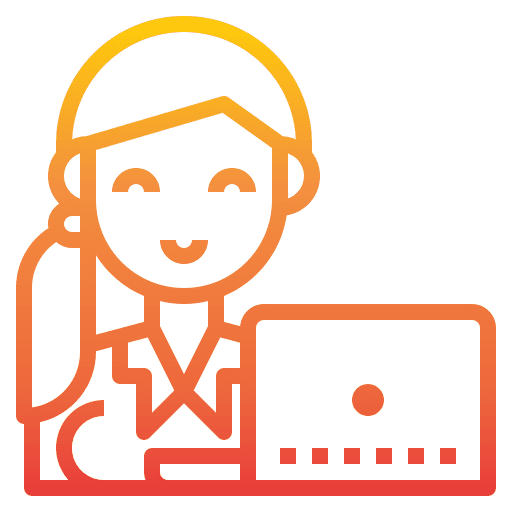 Girl girl female study icon