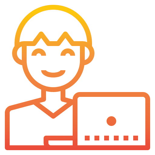 Boy boy man laptop icon Boy boy man laptop icon