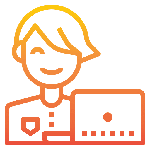 Boy laptop male user icon Boy laptop male user icon