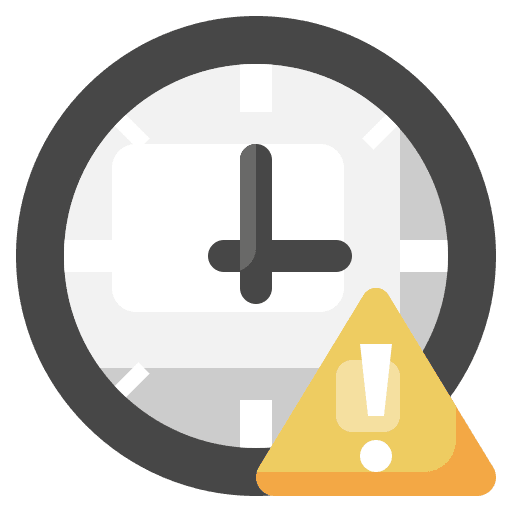 Time deadline time and date time icon