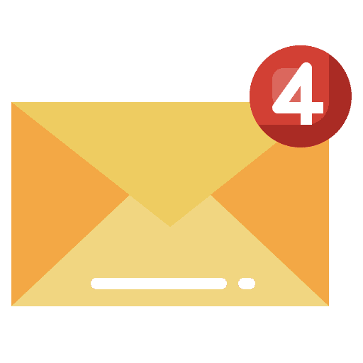 Email email message notification icon Email email message notification icon