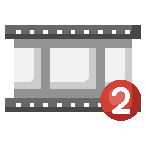 Video cinema multimedia option video icon Video cinema multimedia option video icon