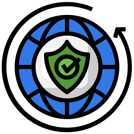 Internet internet security globe grid security icon Internet internet security globe grid security icon