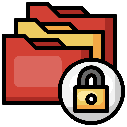 User interface user interface data storage privacy icon