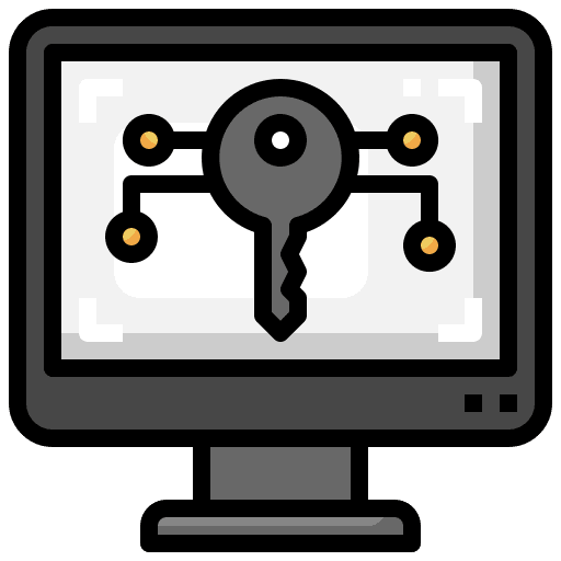 Computer web system computer icon Computer web system computer icon