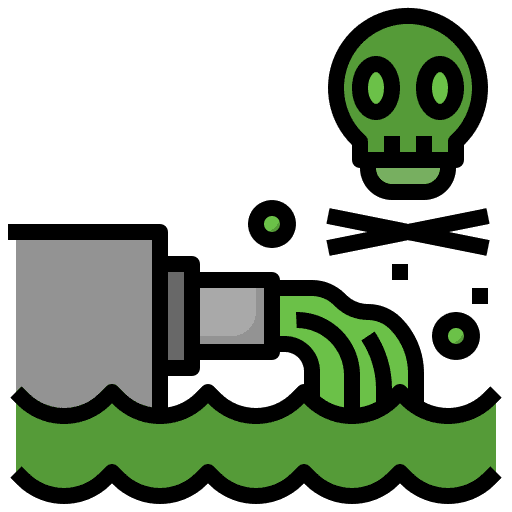 Pollution toxic sewage sewer icon