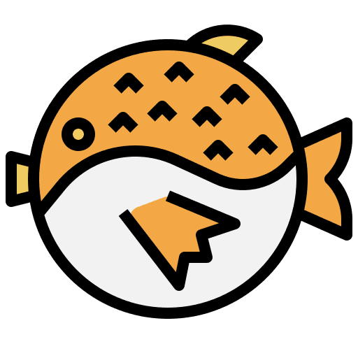 Globefish poison animals animal kingdom icon Globefish poison animals animal kingdom icon