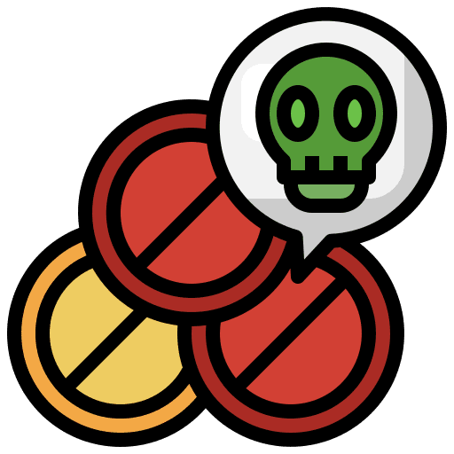 Drug poison pharmacy medical icon Drug poison pharmacy medical icon