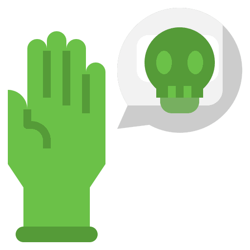 Glove security protection glove icon Glove security protection glove icon