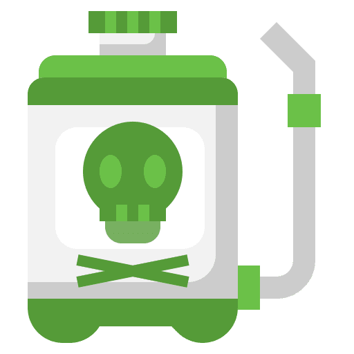 Pesticide bug spray spray bug icon